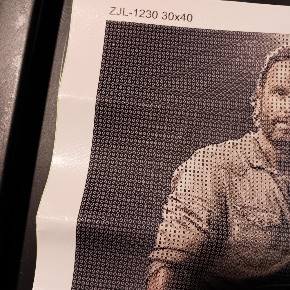 The Walking Dead Diamond Painting Kit with Rick Garimes Design 30x40 - Picture 2 of 6